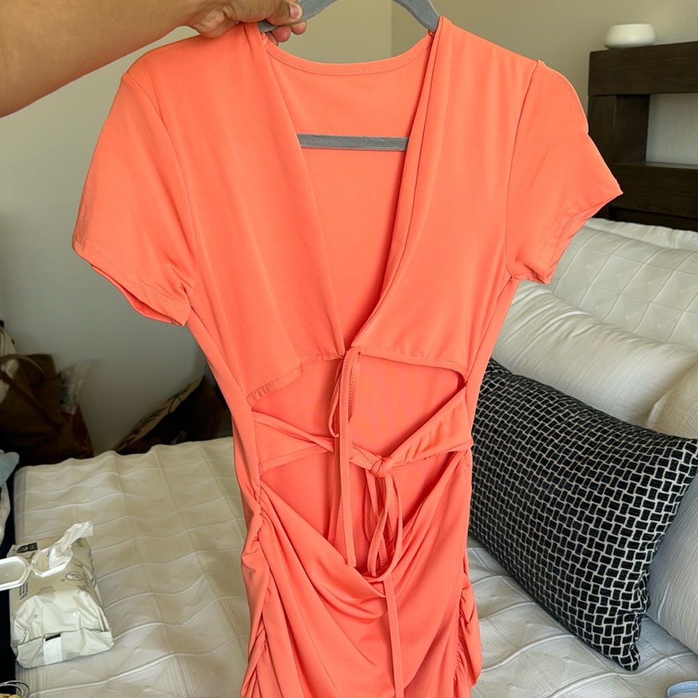Orange dress